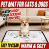 Reversible Waterproof Oxford Cloth Pet Bed Mat for Dogs & Cats