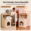 Square Sisal Cat Scratching Barrel with Resting Area