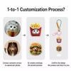 Custom Pet Photo 3D Relief Keychain