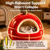 Covered Pet Tent Bed for Cats and Small Dogs