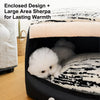 Enclosed Pet Bed Tent with Removable Washable Cover