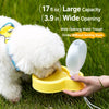 Portable Dog Water Bottle with Foldable Bowl