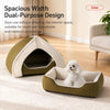 Washable Semi-Enclosed Pet Tent Bed for Dogs and Cats