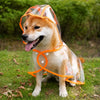 Transparent Waterproof Dog Raincoat