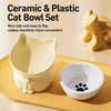 Elevated Ceramic Pet Bowl with Stand