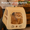 Pet Backpack Carrier with Panoramic Window and Ventilated Design