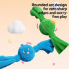 Squeaky Dog Tug Toy with Knotted Rope