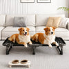 Foldable Elevated Pet Cot Bed with Breathable Mesh