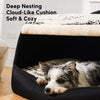 Enclosed Pet Bed Tent with Removable Washable Cover