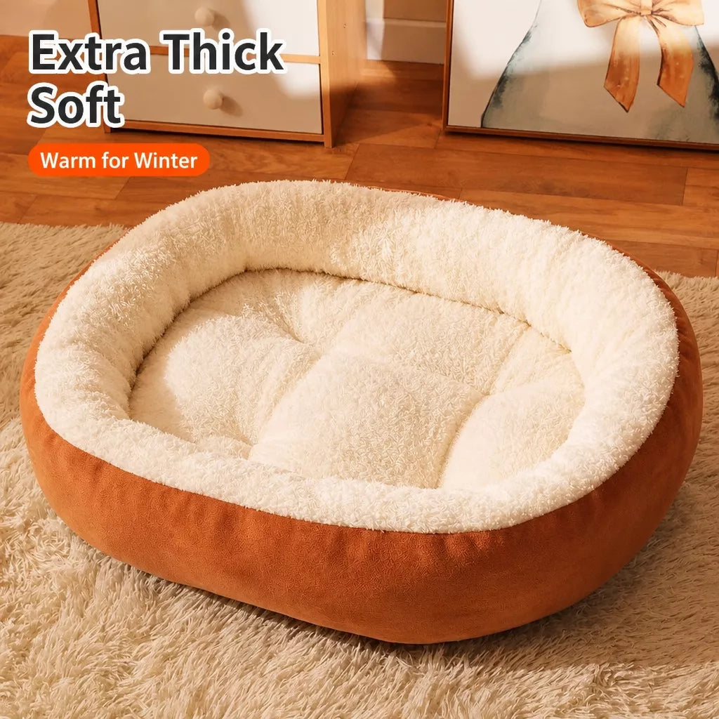 Removable-Washable Pet Bed for Dogs and Cats