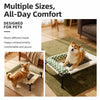 Elevated Pet Cot with Removable Bolster and Mesh Sleeping Surface