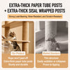 Large Wooden Cat Tree with Space Capsule & Scratching Post