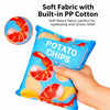 Potato Chip Plush Squeaky Toy for Dogs and Cats