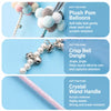 Cat Teaser Wand Toy with Feather and Bell Details