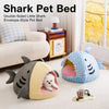 Semi-Enclosed Pet Tent Bed for Cats and Small Dogs