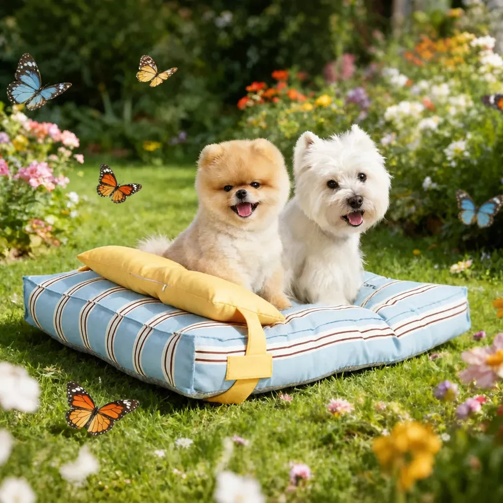 Washable Polyester Pet Bed for Dogs and Cats in Multiple Sizes