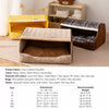 Enclosed Washable Pet Bed with Removable Cover for Cats & Dogs