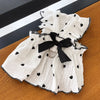 Cotton Bow Dress for Dogs and Cats