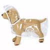 Transparent Waterproof Dog Raincoat