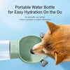 Portable Dog Water Bottle and Feeding Cup for Outdoor Use