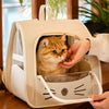 Pet Backpack Carrier with Panoramic Window and Ventilated Design