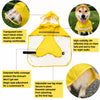 Polyester Dog Raincoat Cape for Small to Medium Dogs