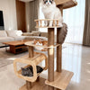 Cat Tree with Condo, Scratching Post & Hanging Toy