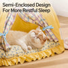 Enclosed Polyester Pet Tent Bed for Cats and Dogs
