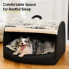Enclosed Pet Bed Tent with Removable Washable Cover
