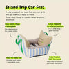 Car Pet Bed with Removable Washable Cover and Seat Belt Strap