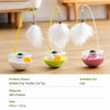 Cat Tumbler Teaser Toy with Feather and Catnip Ball