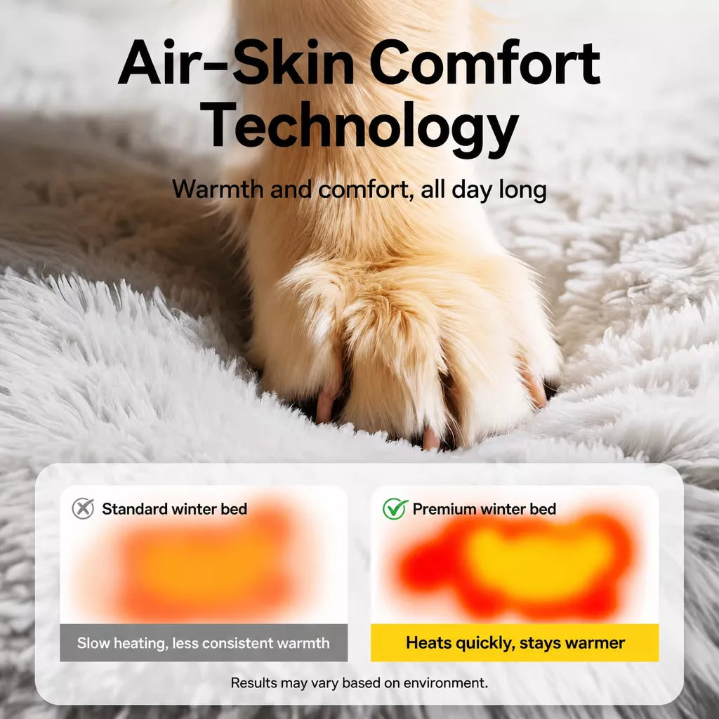 Enclosed House-Style Pet Bed for Cats and Dogs