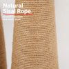 Vertical Coconut Tree Cat Scratcher with Integrated Cat Bed