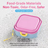 Portable Foldable Double Pet Bowl Set with Snack Tray