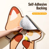 Vertical Wall-Mounted Cat Scratcher with Self-Adhesive Backing
