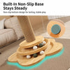 Vertical Sisal Cat Scratching Post with Integrated Climbing Features