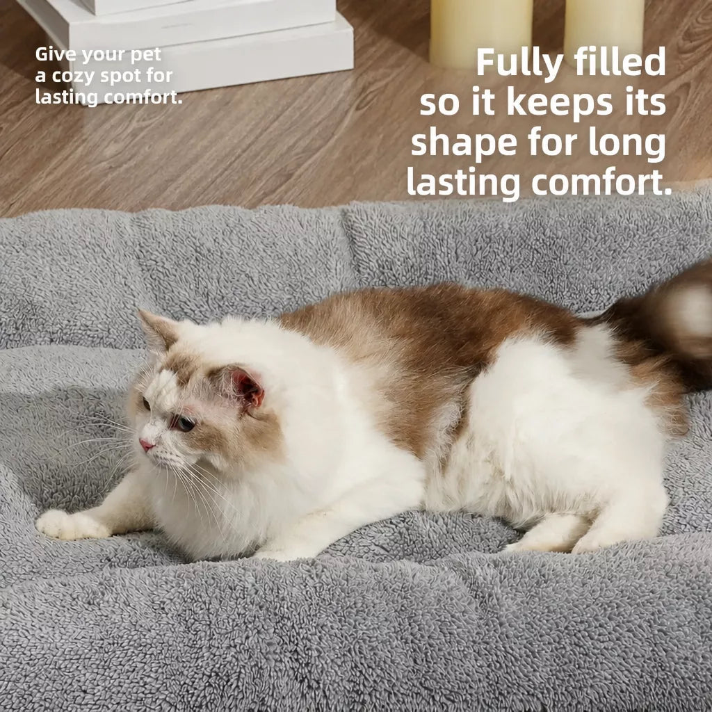 Cozy Winter Bed for Dogs and Cats