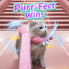 Plush Cat Teaser Wand Toy