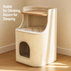 Square Sisal Cat Scratching Barrel with Resting Area