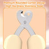 Round-Hole Pet Nail Clippers for Cats and Dogs