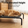 Elevated Nylon Mesh Pet Bed with Metal Frame