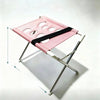 Foldable Pet Grooming Stand with Tie Strap for Bathing and Nail Care