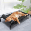 Elevated Nylon Mesh Pet Bed with Metal Frame