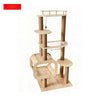 Cat Tree with Condo, Scratching Post & Hanging Toy