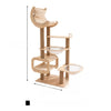 Cat Tree with Condo, Scratching Post & Hanging Toy