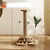 Vertical Sisal Cat Scratching Post with Integrated Climbing Features