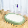 Vertical Sisal Cat Scratching Post with Integrated Climbing Features