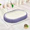 Vertical Sisal Cat Scratching Post with Integrated Climbing Features