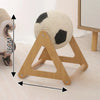 Sisal Cat Scratcher Bed with Football Toy