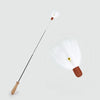 Retractable Cat Teaser Wand with Interchangeable Toy Heads